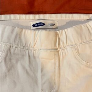 White old navy rockstar leggings
